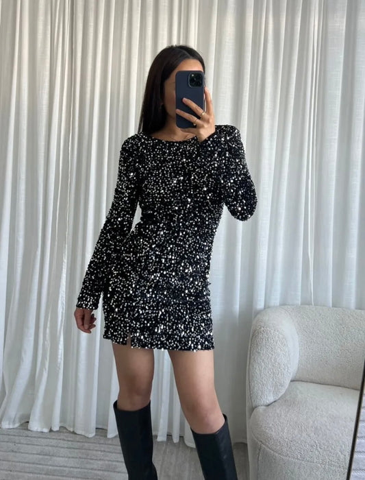 Stella dress zilver