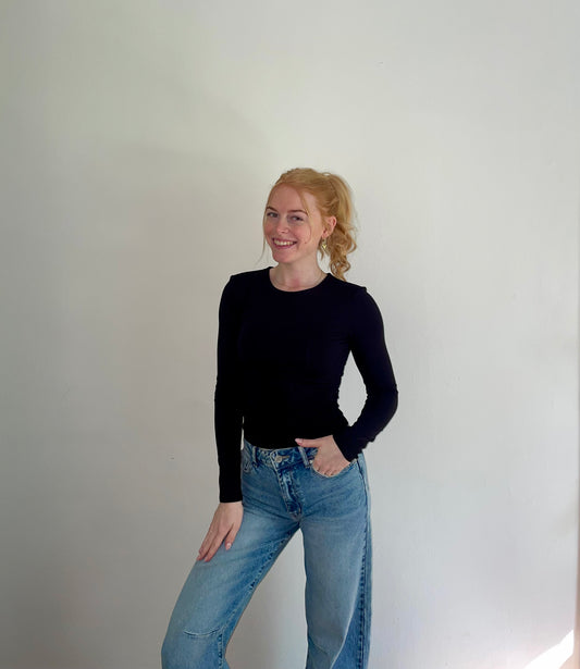 Zia top black