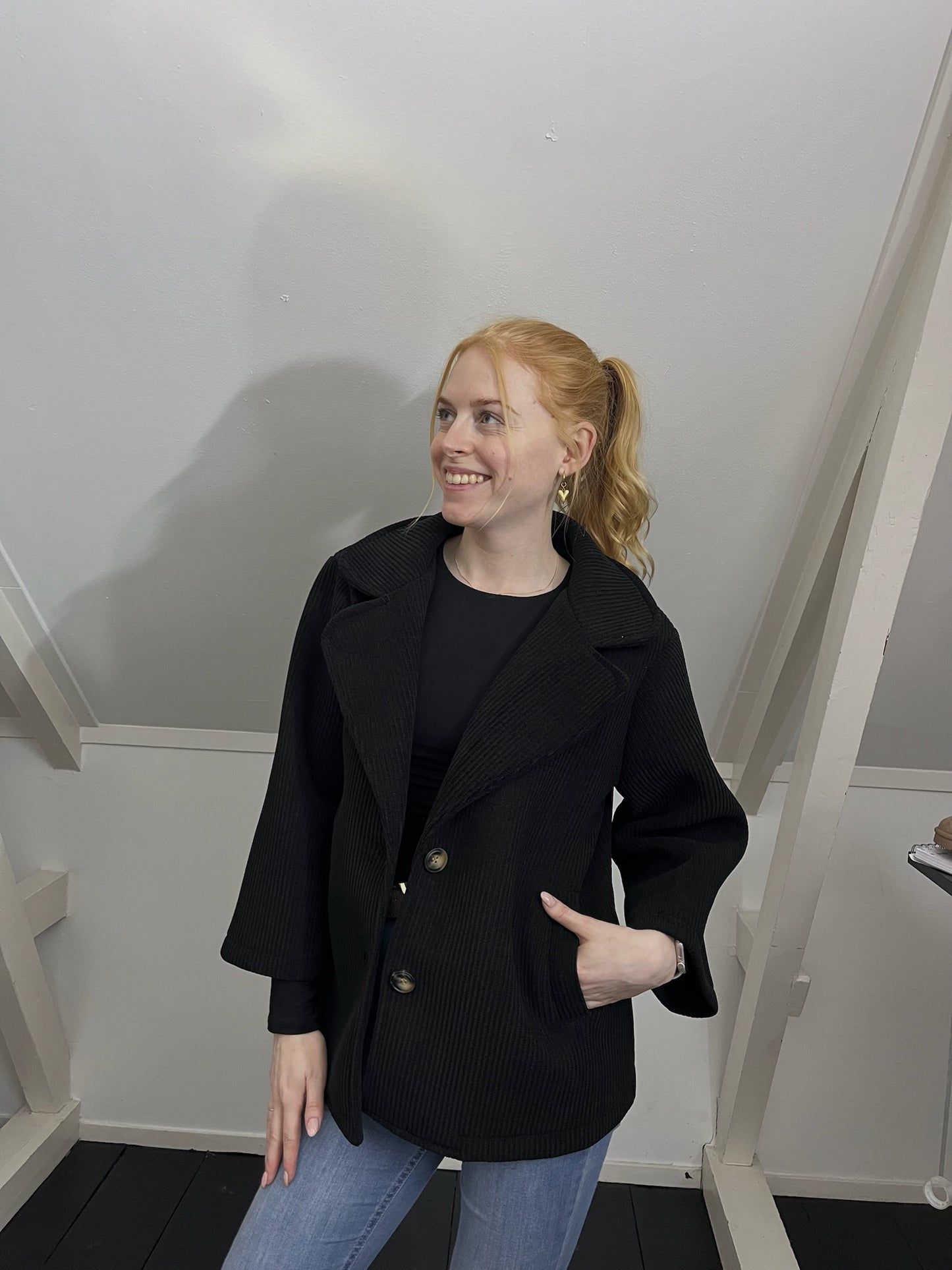 Olivia coat zwart