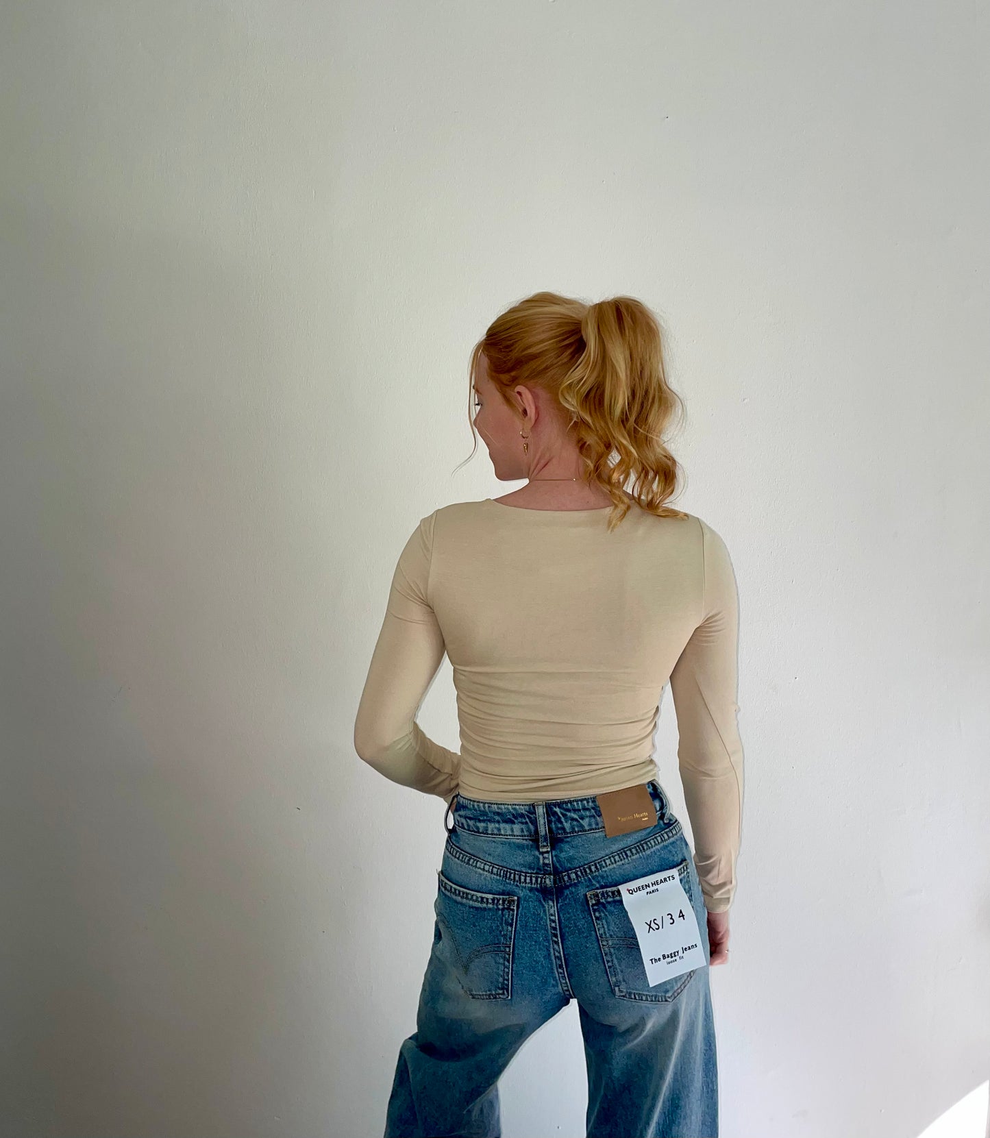 Mila top beige