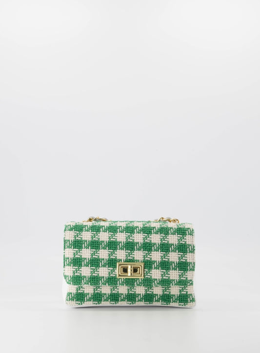 Chic tweed Green/white